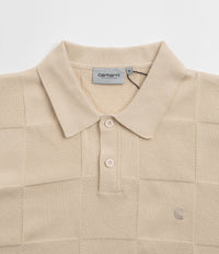 Carhartt Checker Polo Shirt - Fleur De Sel thumbnail