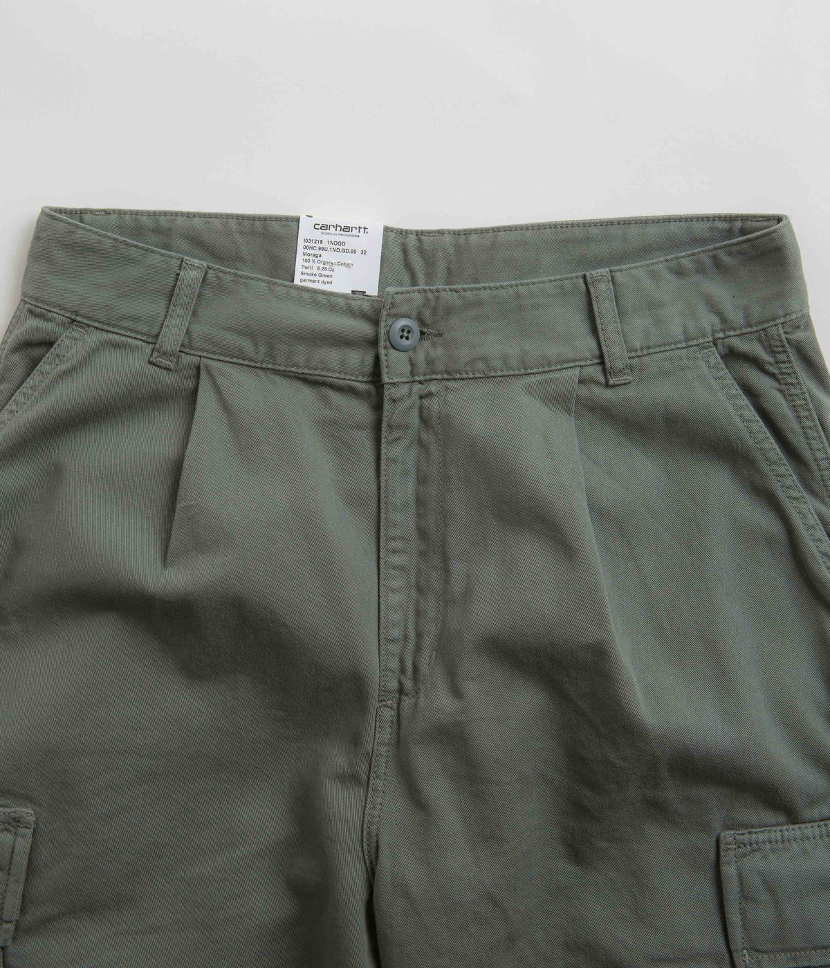 Carhartt WIP Cole Cargo Pant 'Smoke Green Garment Dyed
