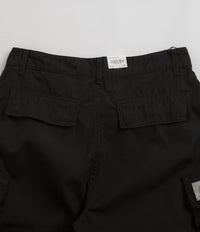 Carhartt Cole Cargo Shorts - Rinsed Black thumbnail