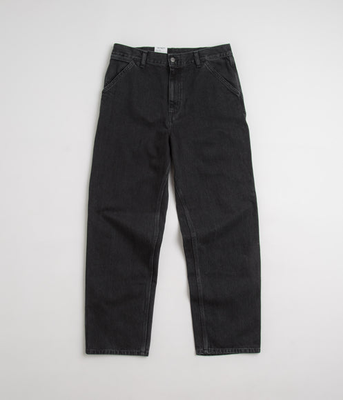 Carhartt Denim Single Knee Pants - Black Stone Washed