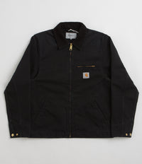 Carhartt Detroit Jacket - Black / Black Stone Canvas thumbnail