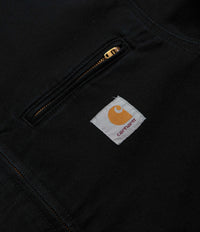 Carhartt Detroit Jacket - Black / Black Stone Canvas thumbnail