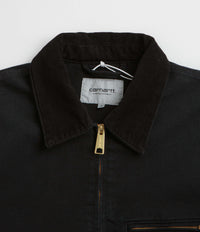 Carhartt Detroit Jacket - Black / Black Stone Canvas thumbnail