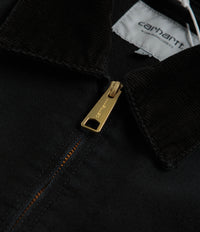 Carhartt Detroit Jacket - Black / Black Stone Canvas thumbnail