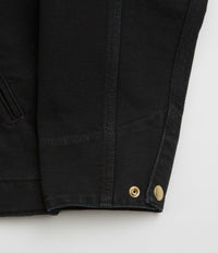 Carhartt Detroit Jacket - Black / Black Stone Canvas thumbnail