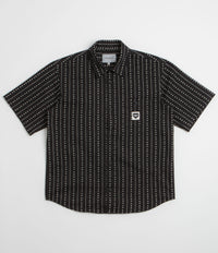 Carhartt Drewe Short Sleeve Shirt - Heart C Pinstripe / Black / Natural thumbnail