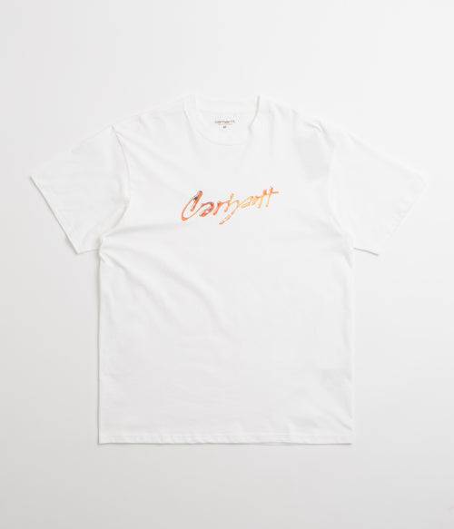 Carhartt Drip Script T-Shirt - White