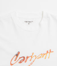 Carhartt Drip Script T-Shirt - White thumbnail