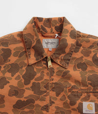 Carhartt Duck Detroit Jacket - Camo Duck / Green / Turmeric thumbnail