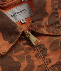 Carhartt Duck Detroit Jacket - Camo Duck / Green / Turmeric thumbnail