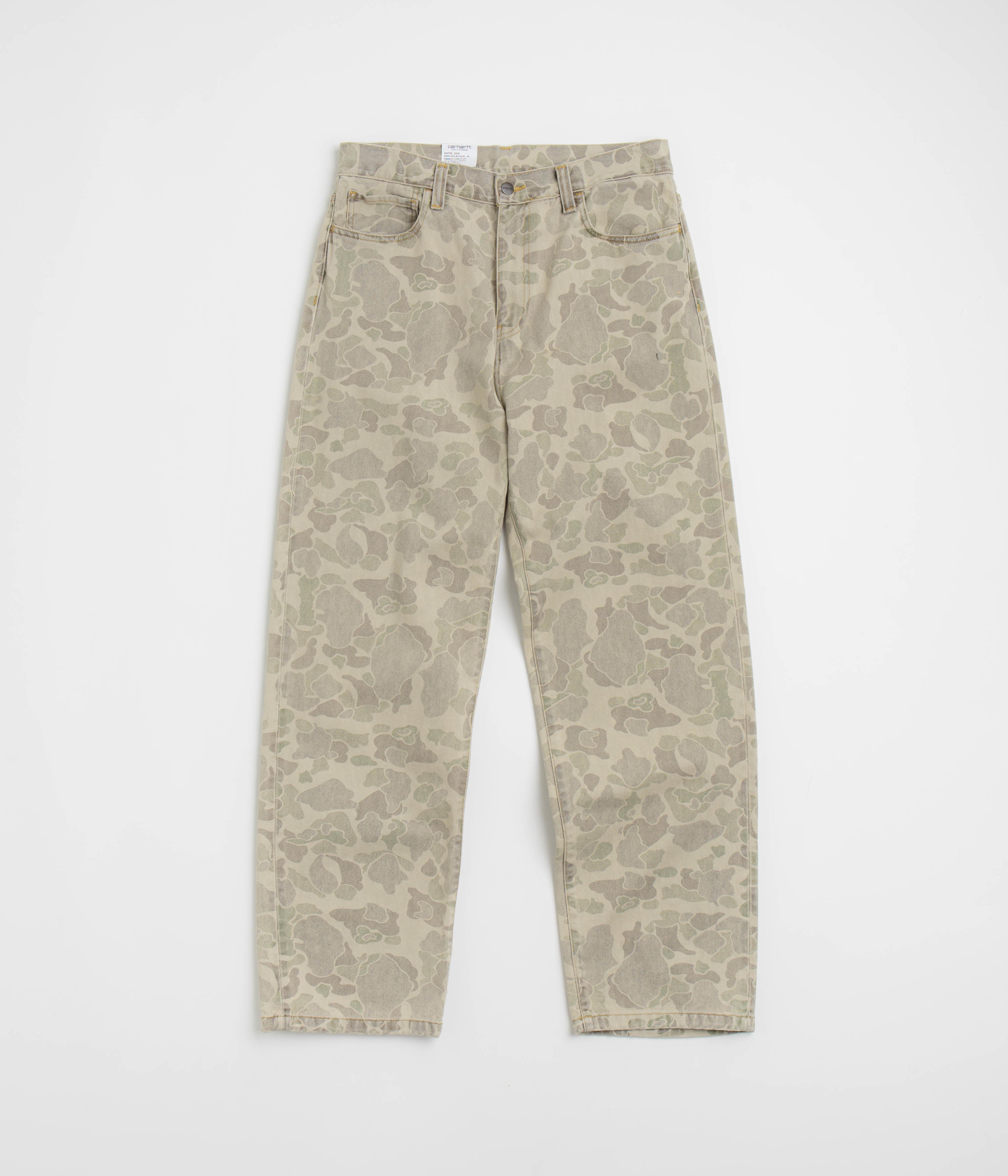 Buy the Carhartt WIP Duck Landon Pant - Camo Duck Black