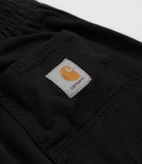 Carhartt Flint Pants - Dyed Black thumbnail