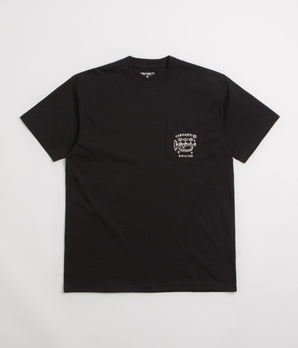 Carhartt Fragments Pocket T-Shirt - Black / White