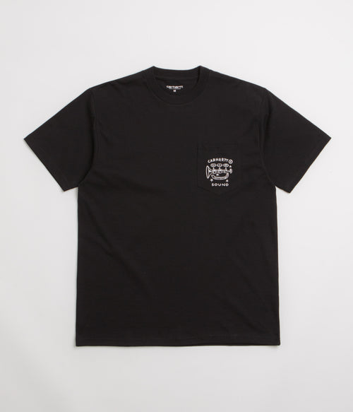 Carhartt Fragments Pocket T-Shirt - Black / White