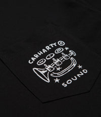 Carhartt Fragments Pocket T-Shirt - Black / White thumbnail