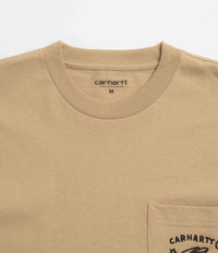 Carhartt Fragments Pocket T-Shirt - Dusty Hamilton Brown / Black thumbnail