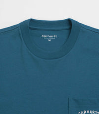 Carhartt Fragments Pocket T-Shirt - Sodalite / White thumbnail