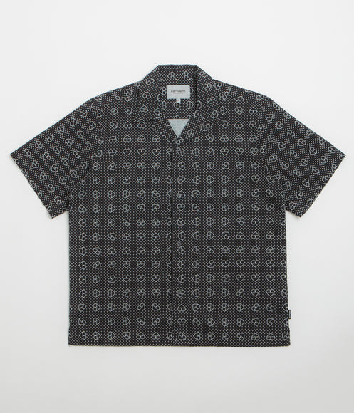 Carhartt Furoshiki Short Sleeve Shirt - Furoshiki Print / Black