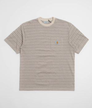 Carhartt Gellar Pocket T-Shirt - Gellar Stripe / Wax