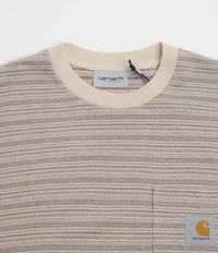 Carhartt Gellar Pocket T-Shirt - Gellar Stripe / Wax thumbnail