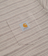 Carhartt Gellar Pocket T-Shirt - Gellar Stripe / Wax thumbnail
