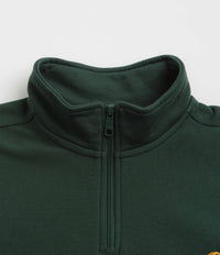 Carhartt Half Zip American Script Sweatshirt - Conifer thumbnail