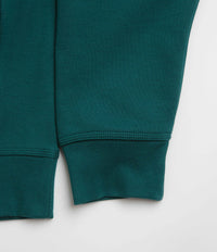 Carhartt Half Zip American Script Sweatshirt - Malachite thumbnail