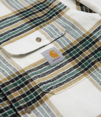 Carhartt Hawkins Shirt - Hawkins Check / Wax / Larch thumbnail