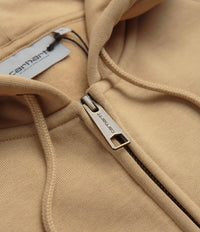 Carhartt Hooded Chase Jacket - Dusty Hamilton Brown / Gold thumbnail