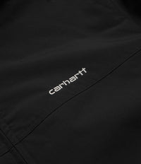 Carhartt Hooded Sail Jacket - Black / White thumbnail