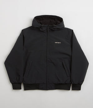 Carhartt Hooded Sail Jacket - Black / White