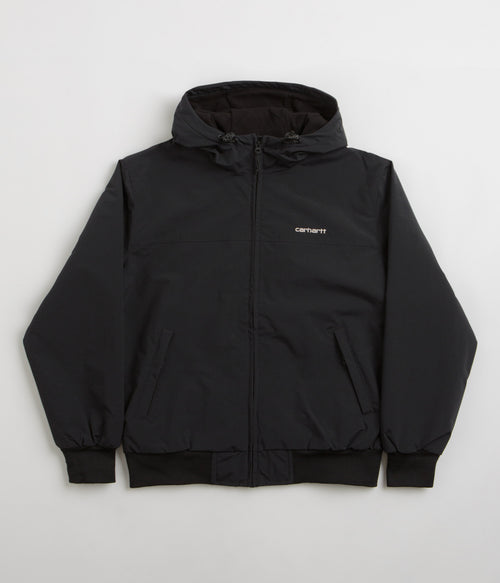 Carhartt Hooded Sail Jacket - Black / White