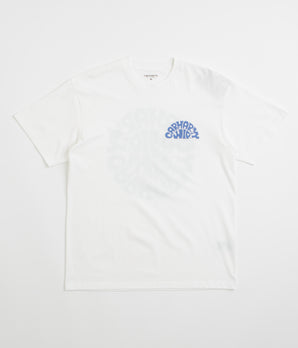 Carhartt Jazzy T-Shirt - White / Blue Iris