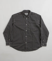 Carhartt Ligety Stripe Poplin Shirt - Black / Wax thumbnail