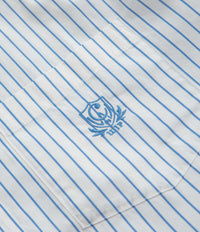 Carhartt Linus Stripe Poplin Short Sleeve Shirt - Bleach / White thumbnail