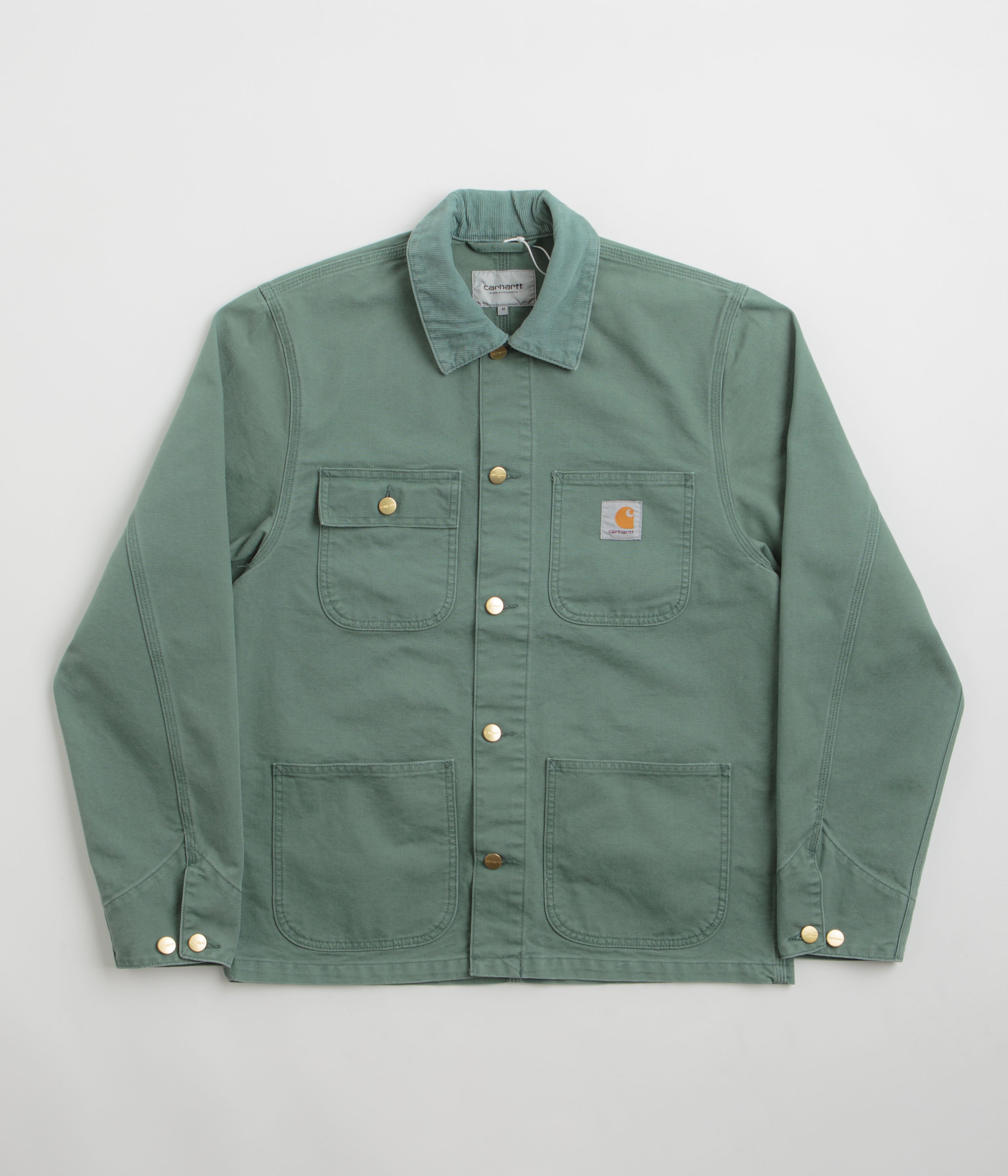 早い者勝ち！Carhartt michigan coat ヴィンテージ Trade Stripe Michigan Chore Coat - Dollar Green/Black