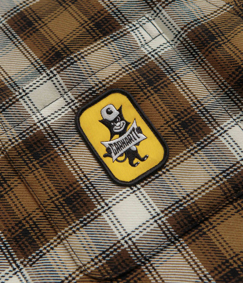 Carhartt Monahan Shirt Jacket in Monahan Check and Hamilton Brown