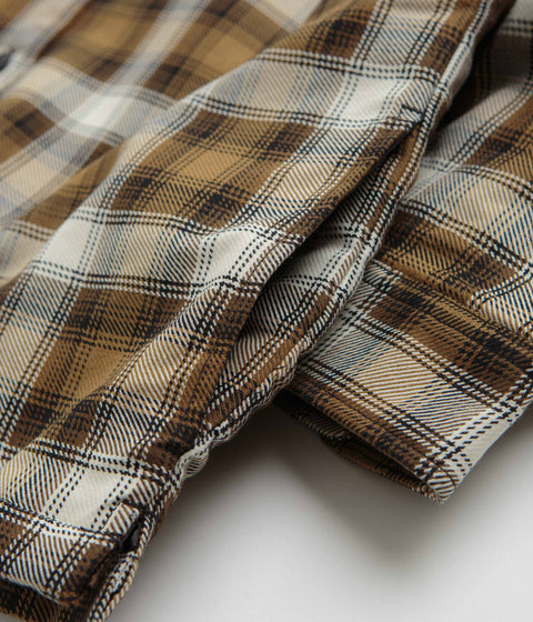 Carhartt Monahan Shirt Jacket in Monahan Check and Hamilton Brown