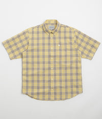 Carhartt Niven Short Sleeve Shirt - Niven Check / Straw / Wax thumbnail