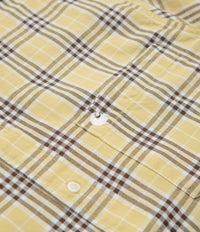 Carhartt Niven Short Sleeve Shirt - Niven Check / Straw / Wax thumbnail