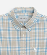 Carhartt Niven Short Sleeve Shirt - Niven Check / Wall / Wax thumbnail