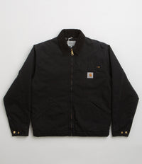 Carhartt OG Detroit Jacket - Black / Black thumbnail