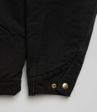 Carhartt OG Detroit Jacket - Black / Black thumbnail