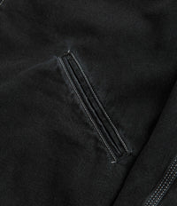 Carhartt OG Detroit Jacket - Black Stone Wash thumbnail