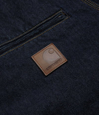 Carhartt OG Detroit Jacket - Blue / Black Rinsed thumbnail