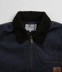 Carhartt OG Detroit Jacket - Blue / Black Rinsed thumbnail