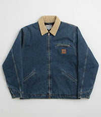 Carhartt OG Detroit Jacket - Blue / Dusty Hamilton Brown thumbnail