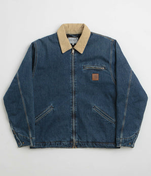 Carhartt OG Detroit Jacket - Blue / Dusty Hamilton Brown