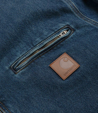 Carhartt OG Detroit Jacket - Blue / Dusty Hamilton Brown thumbnail