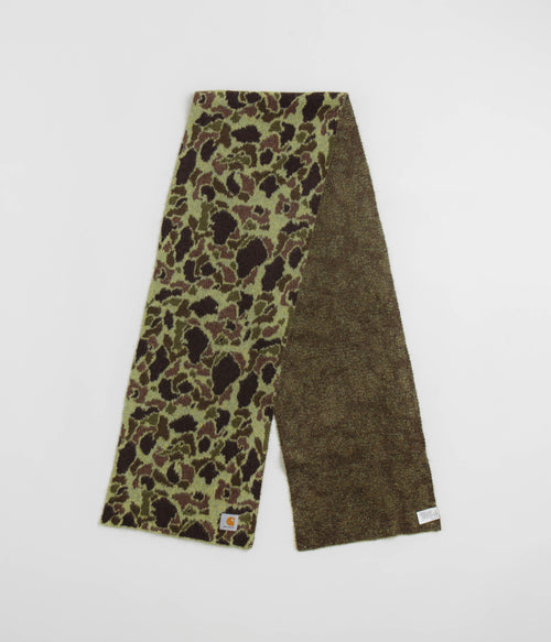 Carhartt Palmer Scarf - Camo Duck Jacquard / Green